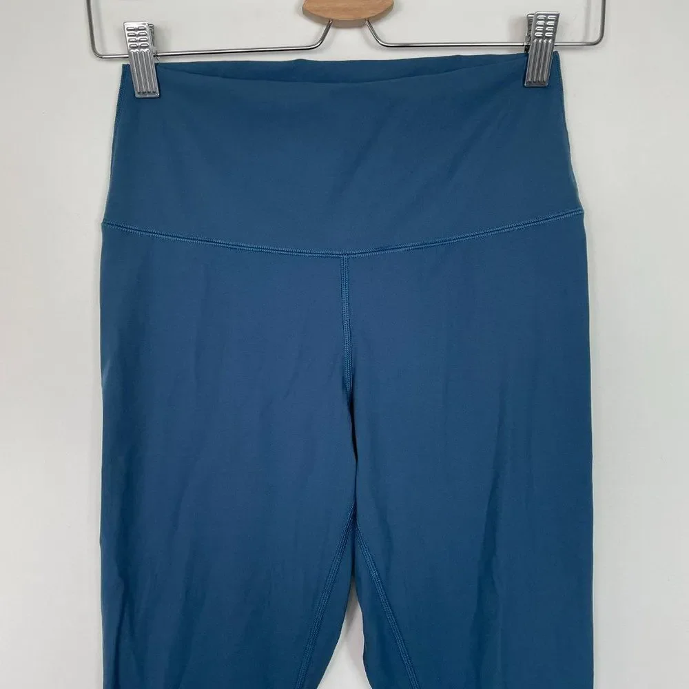 Everlane The Perform High Rise Workout Legging Regular Teal Blue S